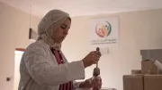A woman in her shop